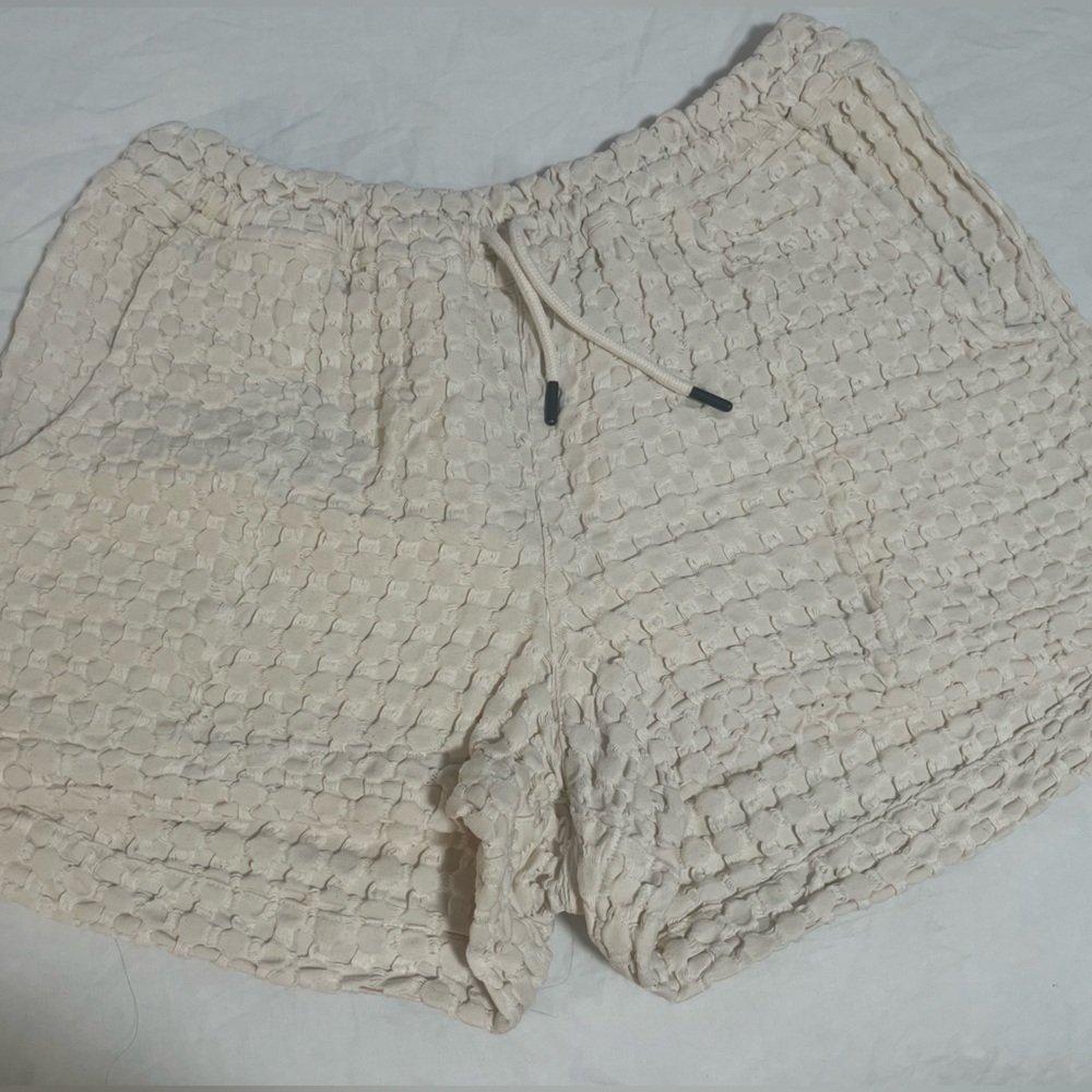 OAS Cream High Waist Women's Shorts